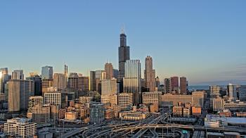 Weather camera view of UIC - University of Illinois Chicago.