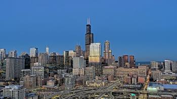 Weather camera view of UIC - University of Illinois Chicago.