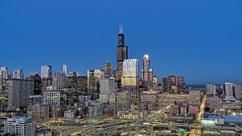 Weather camera view of UIC - University of Illinois Chicago.