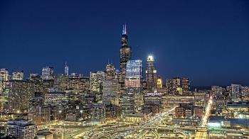 Weather camera view of UIC - University of Illinois Chicago.