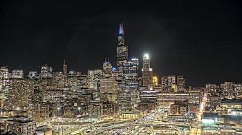 Weather camera view of UIC - University of Illinois Chicago.