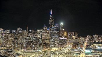 Weather camera view of UIC - University of Illinois Chicago.