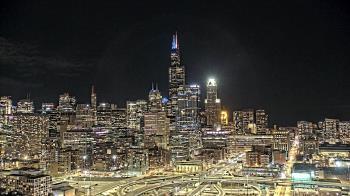 Weather camera view of UIC - University of Illinois Chicago.