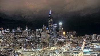 Weather camera view of UIC - University of Illinois Chicago.