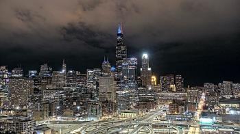 Weather camera view of UIC - University of Illinois Chicago.