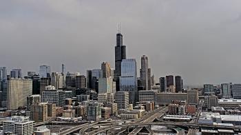 Weather camera view of UIC - University of Illinois Chicago.
