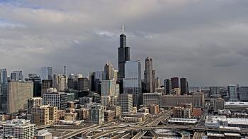 Weather camera view of UIC - University of Illinois Chicago.