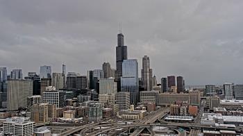 Weather camera view of UIC - University of Illinois Chicago.
