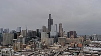 Weather camera view of UIC - University of Illinois Chicago.