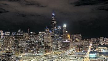 Weather camera view of UIC - University of Illinois Chicago.