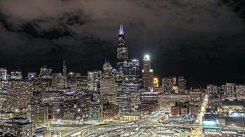 Weather camera view of UIC - University of Illinois Chicago.