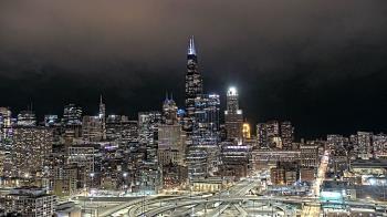 Weather camera view of UIC - University of Illinois Chicago.