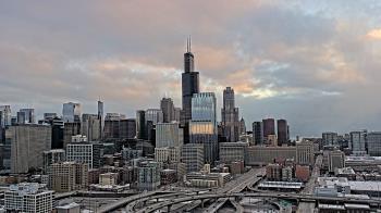 Weather camera view of UIC - University of Illinois Chicago.