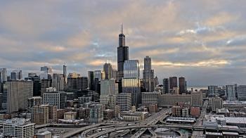 Weather camera view of UIC - University of Illinois Chicago.