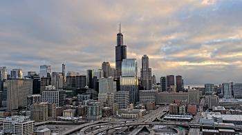 Weather camera view of UIC - University of Illinois Chicago.