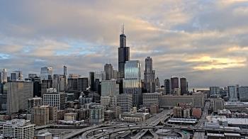 Weather camera view of UIC - University of Illinois Chicago.