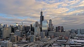 Weather camera view of UIC - University of Illinois Chicago.