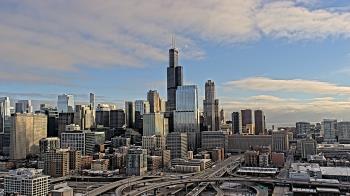 Weather camera view of UIC - University of Illinois Chicago.
