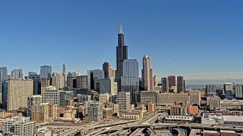 Weather camera view of UIC - University of Illinois Chicago.