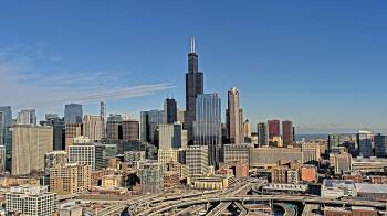 Weather camera view of UIC - University of Illinois Chicago.