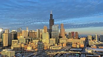Weather camera view of UIC - University of Illinois Chicago.