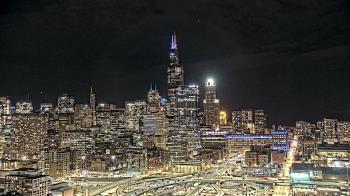 Weather camera view of UIC - University of Illinois Chicago.