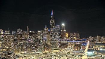 Weather camera view of UIC - University of Illinois Chicago.