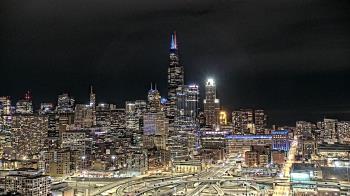 Weather camera view of UIC - University of Illinois Chicago.