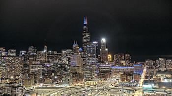 Weather camera view of UIC - University of Illinois Chicago.