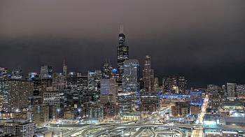 Weather camera view of UIC - University of Illinois Chicago.
