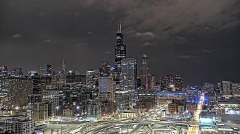 Weather camera view of UIC - University of Illinois Chicago.
