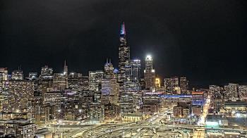 Weather camera view of UIC - University of Illinois Chicago.