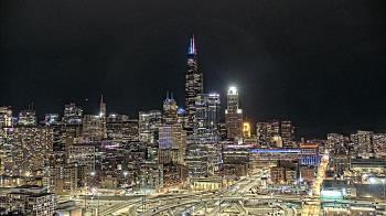 Weather camera view of UIC - University of Illinois Chicago.