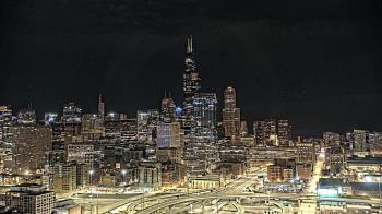 Weather camera view of UIC - University of Illinois Chicago.