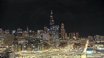 Weather camera view of UIC - University of Illinois Chicago.