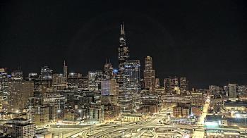 Weather camera view of UIC - University of Illinois Chicago.