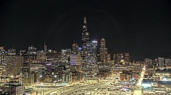 Weather camera view of UIC - University of Illinois Chicago.