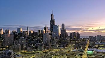 Weather camera view of UIC - University of Illinois Chicago.