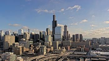 Weather camera view of UIC - University of Illinois Chicago.