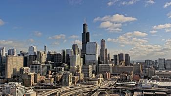 Weather camera view of UIC - University of Illinois Chicago.
