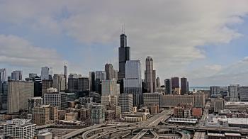 Weather camera view of UIC - University of Illinois Chicago.