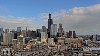 Weather camera view of UIC - University of Illinois Chicago.