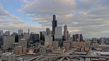 Weather camera view of UIC - University of Illinois Chicago.