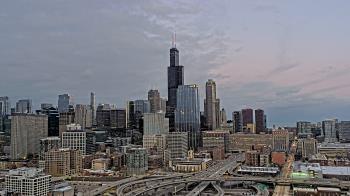 Weather camera view of UIC - University of Illinois Chicago.