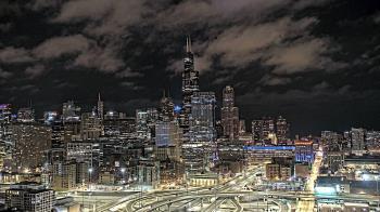 Weather camera view of UIC - University of Illinois Chicago.