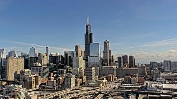Weather camera view of UIC - University of Illinois Chicago.