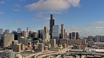 Weather camera view of UIC - University of Illinois Chicago.