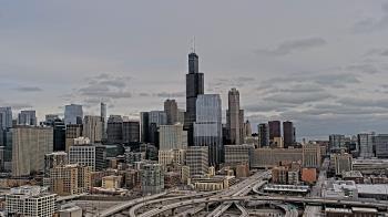 Weather camera view of UIC - University of Illinois Chicago.
