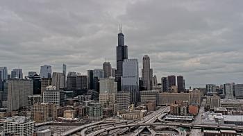 Weather camera view of UIC - University of Illinois Chicago.