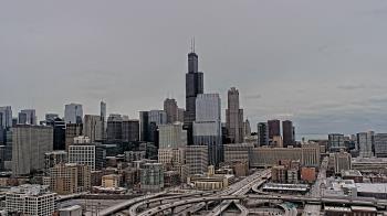 Weather camera view of UIC - University of Illinois Chicago.